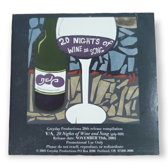 20 Nights Of Wine‎ And Song [2005 Promotional CD] - Picture 1 of 3